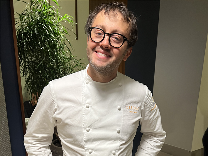 head chef Alessandro Negrini in 2023